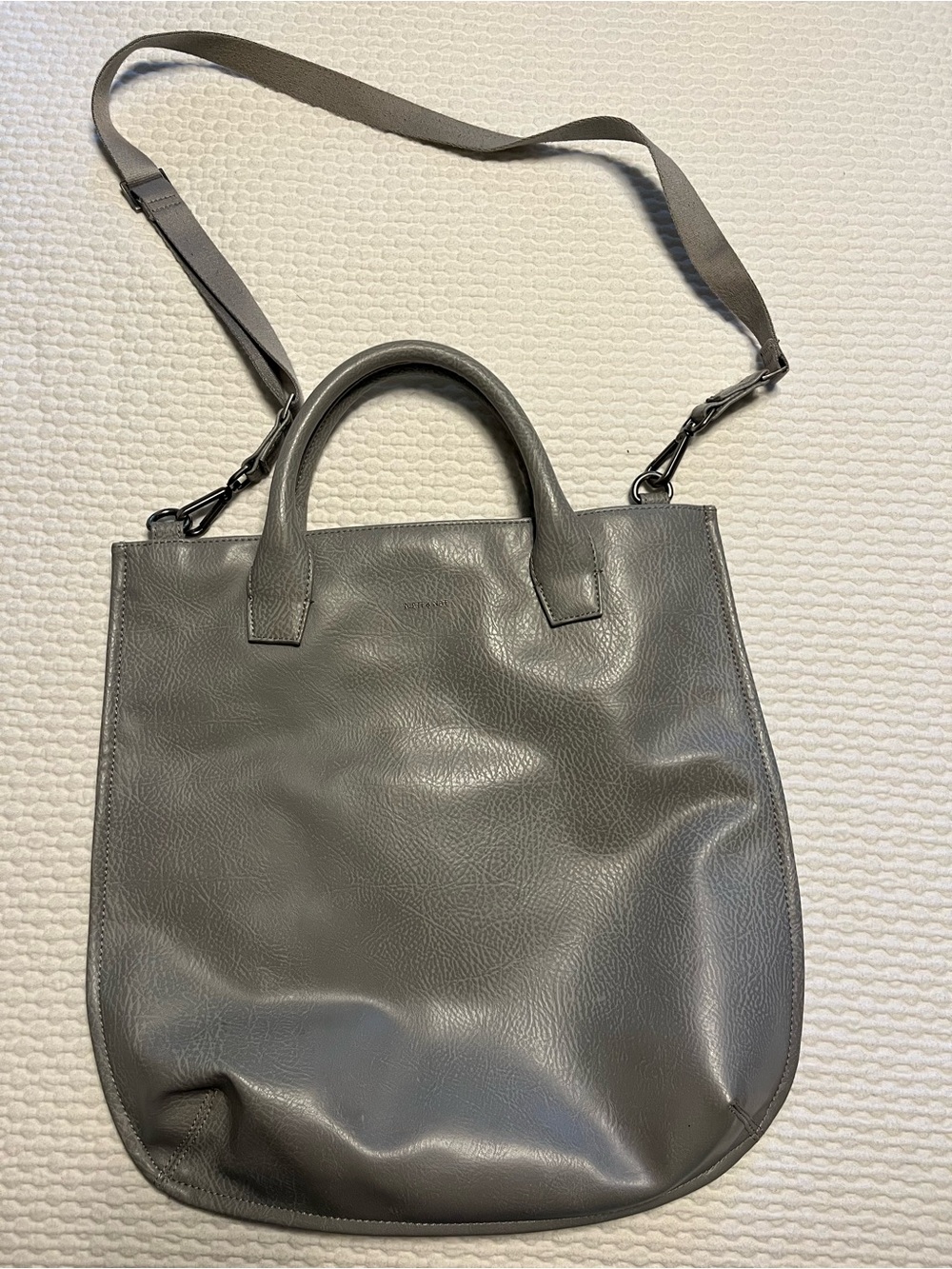 Matt & Nat Gray Vegan Leather Tote